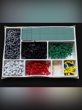 (824-2) Vintage 1991 Orbit Molecular Building System Basic Structures Set Comple